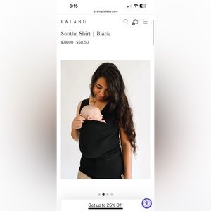 Lalabu baby wearing tank top